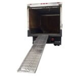 26" W Aluminum Punch Plate Walk Ramp, Hook End - 1,750 lb. Cap - Image 2