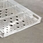 26" W Aluminum Punch Plate Walk Ramp, Hook End - 1,750 lb. Cap - Image 3