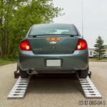 5' L X 12" W Aluminum Car Trailer Ramps, Hook End, Stub Foot - 3,000 lb. Per Axle - Image 2
