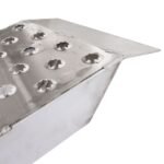 7' 10" L X 15" W EZ Traction Aluminum Car Trailer Ramps, Plate End, Knife Foot - 5,000 lb. Per Axle - Image 2
