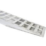 10' L x 20" W Aluminum Car Trailer Ramps, Pin-On End, Knife Foot - 5,000 lb. Per Axle - Image 7