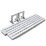 Aluminum Modular Dry Van Truck Trailer Ramp System w/2-Piece Support Stands - 5,000 lb. per Axle - Image 2