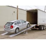 Aluminum Modular Dry Van Truck Trailer Ramp System w/2-Piece Support Stands - 5,000 lb. per Axle - Image 3