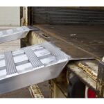 Aluminum Modular Dry Van Truck Trailer Ramp System w/2-Piece Support Stands - 5,000 lb. per Axle - Image 7