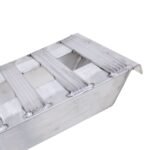 7' 6" L X 15' W Aluminum Car Trailer Ramps, Hook End, Knife Foot - 7,000 lb. Per Axle - Image 4