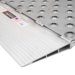 48" x 36" Punch Plate Aluminum Shipping Container Ramps - 8,000 lb. Cap - Image 6