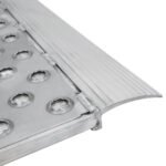 48" x 36" Punch Plate Aluminum Shipping Container Ramps - 8,000 lb. Cap - Image 7