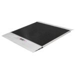 48" x 45" Grit-Coat Aluminum Shipping Container Ramps - 8,000 lb. Cap