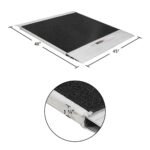 48" x 45" Grit-Coat Aluminum Shipping Container Ramps - 8,000 lb. Cap - Image 5
