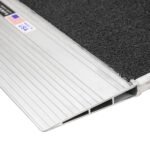 48" x 45" Grit-Coat Aluminum Shipping Container Ramps - 8,000 lb. Cap - Image 7
