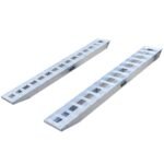 7' 6" L x 14" W Aluminum Ramps, Pin-On End, Stub Foot - 10,000 per Axle