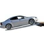 7' 6" L x 14" W Aluminum Ramps, Pin-On End, Stub Foot - 10,000 per Axle - Image 3