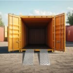 16" W Aluminum Shipping Container Wedge Ramps - 10,000 lb. Cap - Image 4