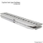 8' L x 16" W x 4-1/4" H Aluminum Ramps, Pin-On End, Pin-On Foot - 10,000 lb. per Axle - Image 3