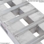 8' L x 16" W x 4-1/4" H Aluminum Ramps, Pin-On End, Pin-On Foot - 10,000 lb. per Axle - Image 4