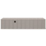 10.5x28.5 ft Vinyl Garage, Vinyl Storage Shed with Foundation, 2 Windows & Side Doors - Image 5