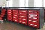 10' Heavy Duty Workbench with 25 Drawers - Image 8