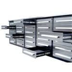10ft Workbench Storage Cabinet with 30 Drawers - Image 4