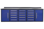 10ft Workbench Storage Cabinet with 15 Drawers & 2 Cabinets - Image 2