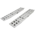 6' L x 14" W Heavy Equipment Ramps, Hook End, Stub Foot - 12,000 lb. per Axle