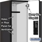 12" Wide Double Tier Designer Wood Locker - 3 Wide - 5 Feet High - 15" Deep by Salsbury - Image 33