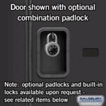 12" Wide Double Tier 'S' Style Designer Wood Locker - 1 Wide - 5 Feet High - 15" Deep by Salsbury - Image 34