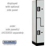 12" Wide Double Tier 'S' Style Designer Wood Locker - 1 Wide - 5 Feet High - 18" Deep by Salsbury - Image 19