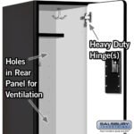 12" Wide Double Tier 'S' Style Designer Wood Locker - 1 Wide - 5 Feet High - 18" Deep by Salsbury - Image 33