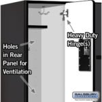 12" Wide Double Tier 'S' Style Designer Wood Locker - 3 Wide - 5 Feet High - 18" Deep by Salsbury - Image 33