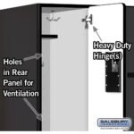 12" Wide Double Tier 'S' Style Designer Wood Locker - 3 Wide - 6 Feet High - 21" Deep by Salsbury - Image 33