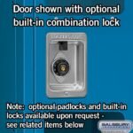 12" Wide Double Tier See-Through Metal Locker - 3 Wide - 5 Feet High - 12" Deep by Salsbury - Image 9