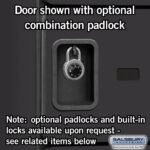 12" Wide Five Tier Box Style Designer Wood Locker - 3 Wide - 5 Feet High - 18" Deep by Salsbury - Image 34