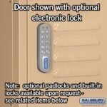 12" Wide Five Tier Box Style Standard Metal Locker - 3 Wide - 5 Feet High - 18" Deep by Salsbury - Image 6