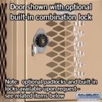 12" Wide Five Tier Box Style Vented Metal Locker - 3 Wide - 5 Feet High - 12" Deep by Salsbury - Image 5