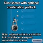 12" Wide Four Tier Standard Metal Locker - 3 Wide - 5 Feet High - 12" Deep by Salsbury - Image 8