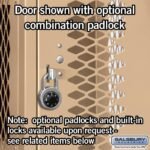 12" Wide Four Tier Vented Metal Locker - 1 Wide - 5 Feet High - 15" Deep by Salsbury - Image 4