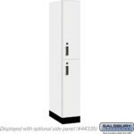 12" Wide Premier Wood Locker - Double Tier-1 Wide - 6 Feet High - 21" Deep by Salsbury - Image 2