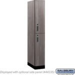 12" Wide Premier Wood Locker - Double Tier-1 Wide - 6 Feet High - 21" Deep by Salsbury - Image 26