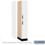 12" Wide Premier Wood Locker - Double Tier-1 Wide - 6 Feet High - 21" Deep by Salsbury - Image 37