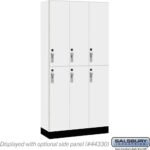 12" Wide Premier Wood Locker - Double Tier-3 Wide - 6 Feet High - 15" Deep by Salsbury - Image 4
