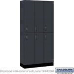 12" Wide Premier Wood Locker - Double Tier-3 Wide - 6 Feet High - 15" Deep by Salsbury - Image 9