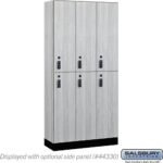 12" Wide Premier Wood Locker - Double Tier-3 Wide - 6 Feet High - 15" Deep by Salsbury - Image 21