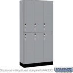 12" Wide Premier Wood Locker - Double Tier-3 Wide - 6 Feet High - 15" Deep by Salsbury - Image 28