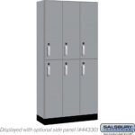 12" Wide Premier Wood Locker - Double Tier-3 Wide - 6 Feet High - 15" Deep by Salsbury - Image 29