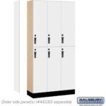12" Wide Premier Wood Locker - Double Tier-3 Wide - 6 Feet High - 15" Deep by Salsbury - Image 31