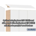 12" Wide Premier Wood Locker - Double Tier-3 Wide - 6 Feet High - 15" Deep by Salsbury - Image 35