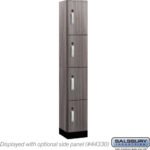 12" Wide Premier Wood Locker - Four Tier-1 Wide - 6 Feet High - 15" Deep by Salsbury - Image 29