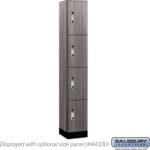 12" Wide Premier Wood Locker - Four Tier-1 Wide - 6 Feet High - 15" Deep by Salsbury - Image 30