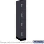 12" Wide Premier Wood Locker - Four Tier-1 Wide - 6 Feet High - 21" Deep by Salsbury - Image 11
