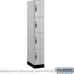 12" Wide Premier Wood Locker - Four Tier-1 Wide - 6 Feet High - 21" Deep by Salsbury - Image 19